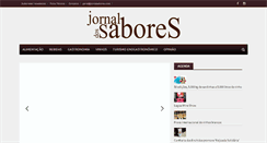 Desktop Screenshot of jornalsabores.com