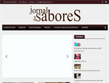 Tablet Screenshot of jornalsabores.com